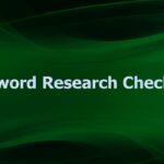 keyword-research-checklist